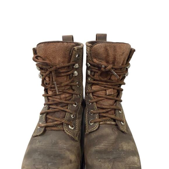 Cody James Kiltie Soft Toe Waterproof Boot Brown Leather Lace Up Men's Size 8.5D - Picture 13 of 13